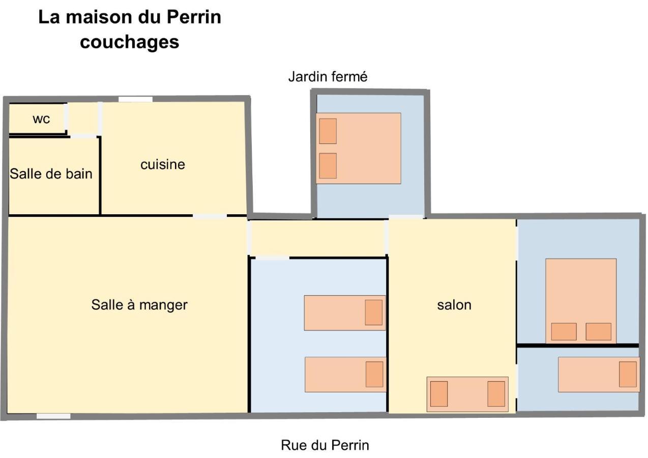 La Maison Du Perrin Greez-sur-Roc Exteriör bild